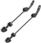 Road Mountain Bicycle MTB Wheel Hub Front and Rear Skewers Quick Release Skewer Clip Bolt Lever Axle QR 145/180 mm, a Pair...